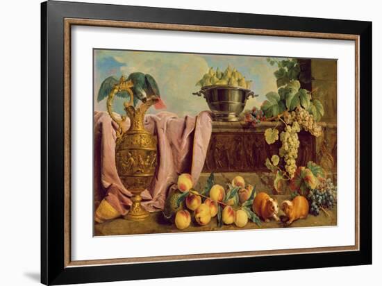 Still Life with a Jug, 1734-Alexandre-Francois Desportes-Framed Giclee Print