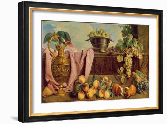 Still Life with a Jug, 1734-Alexandre-Francois Desportes-Framed Giclee Print