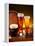 Still Life with a Keg of Beer and Draft Beer by the Glass.-Volff-Framed Premier Image Canvas