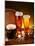 Still Life with a Keg of Beer and Draft Beer by the Glass.-Volff-Mounted Photographic Print