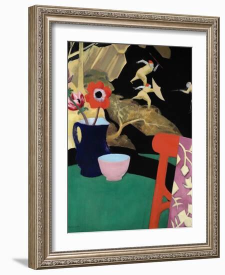 Still Life with a Lacquer Screen-Francis Campbell Boileau Cadell-Framed Giclee Print