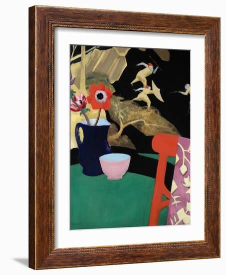 Still Life with a Lacquer Screen-Francis Campbell Boileau Cadell-Framed Giclee Print