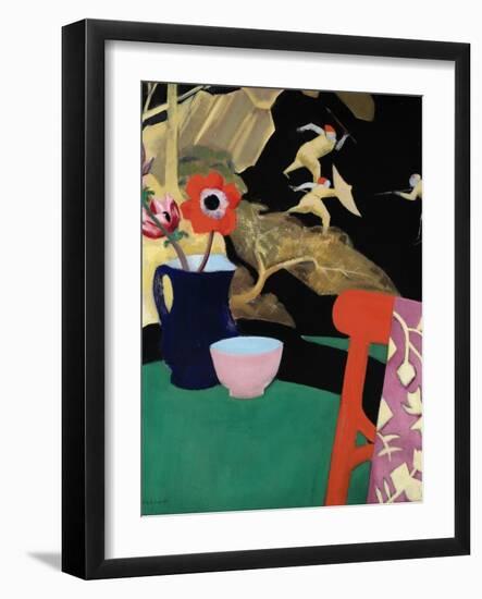 Still Life with a Lacquer Screen-Francis Campbell Boileau Cadell-Framed Giclee Print