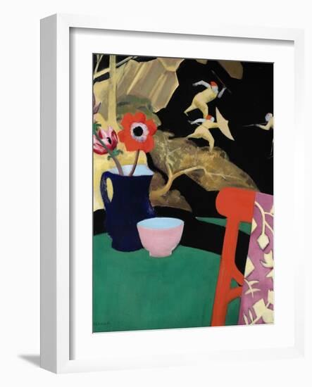 Still Life with a Lacquer Screen-Francis Campbell Boileau Cadell-Framed Giclee Print