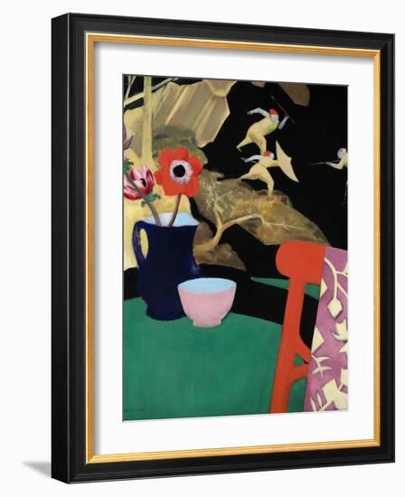 Still Life with a Lacquer Screen-Francis Campbell Boileau Cadell-Framed Giclee Print