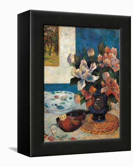 Still Life with a Mandolin-Paul Gauguin-Framed Stretched Canvas