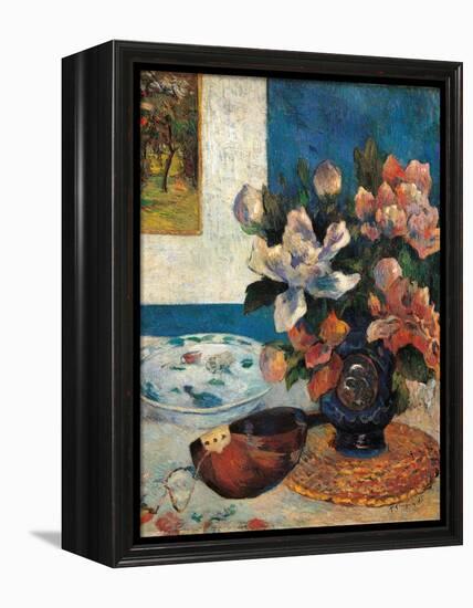 Still Life with a Mandolin-Paul Gauguin-Framed Stretched Canvas