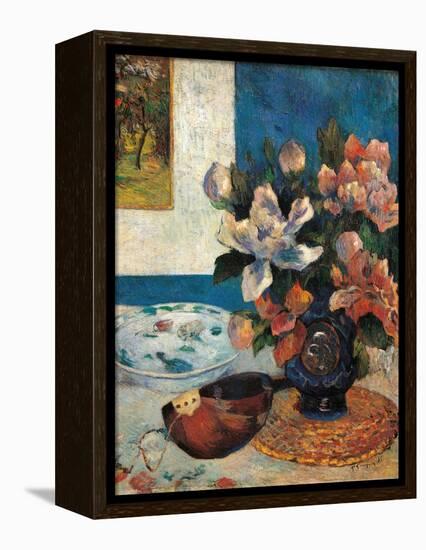 Still Life with a Mandolin-Paul Gauguin-Framed Stretched Canvas