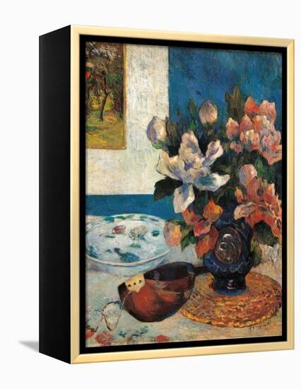 Still Life with a Mandolin-Paul Gauguin-Framed Stretched Canvas