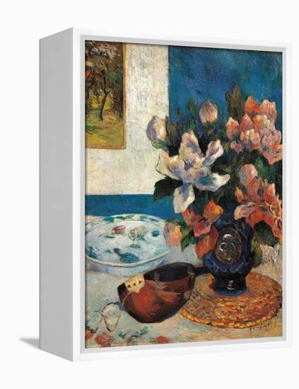 Still Life with a Mandolin-Paul Gauguin-Framed Stretched Canvas