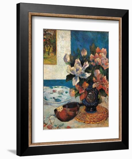 Still Life with a Mandolin-Paul Gauguin-Framed Premium Giclee Print
