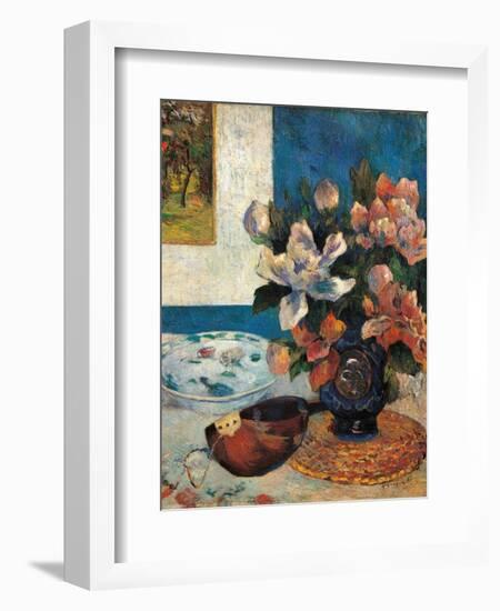 Still Life with a Mandolin-Paul Gauguin-Framed Premium Giclee Print