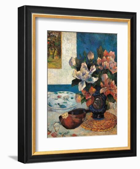 Still Life with a Mandolin-Paul Gauguin-Framed Premium Giclee Print