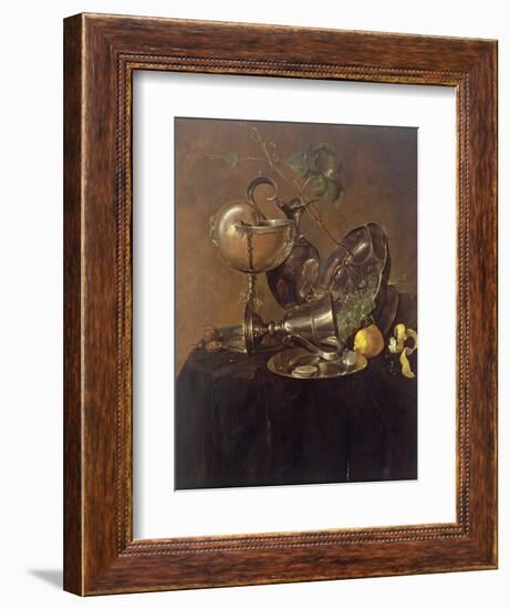 Still Life with a Nautilus Cup, 1632-Jan Davidsz. de Heem-Framed Giclee Print