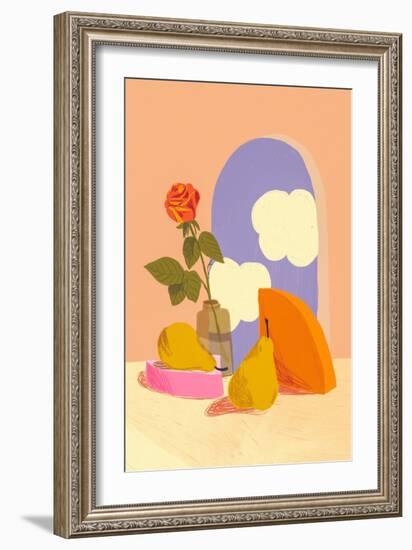 Still Life with a Pear-Gigi Rosado-Framed Giclee Print