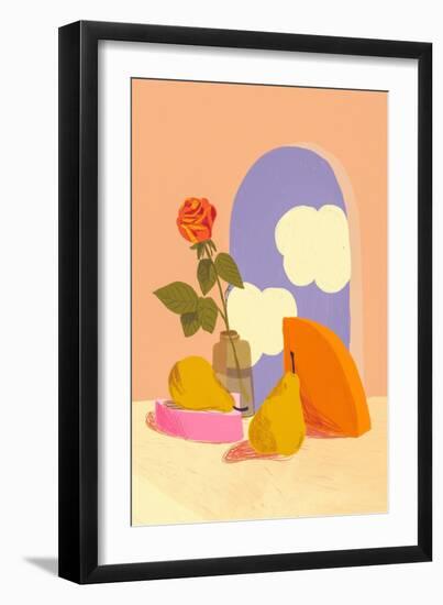 Still Life with a Pear-Gigi Rosado-Framed Giclee Print