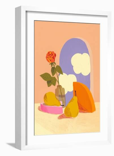 Still Life with a Pear-Gigi Rosado-Framed Giclee Print