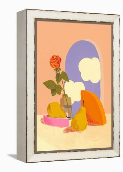 Still Life with a Pear-Gigi Rosado-Framed Premier Image Canvas