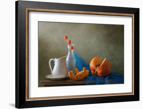 Still Life with a Pumpkin-null-Framed Art Print