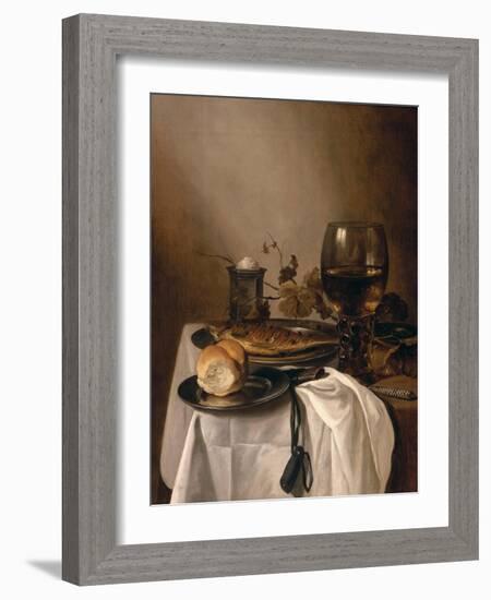 Still Life with a Roemer, 1644-Pieter Claesz-Framed Giclee Print