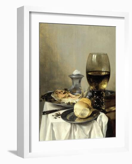 Still Life with a Salt-Pieter Claesz-Framed Art Print