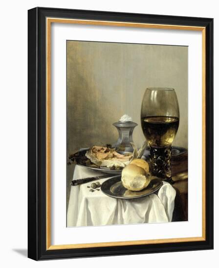 Still Life with a Salt-Pieter Claesz-Framed Art Print