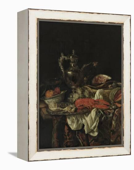 Still Life with a Silver Pitcher, 1660S-Abraham Hendricksz van Beijeren-Framed Premier Image Canvas