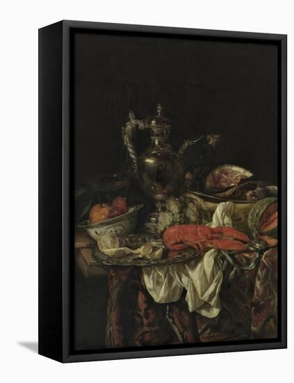 Still Life with a Silver Pitcher, 1660S-Abraham Hendricksz van Beijeren-Framed Premier Image Canvas