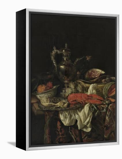 Still Life with a Silver Pitcher, 1660S-Abraham Hendricksz van Beijeren-Framed Premier Image Canvas