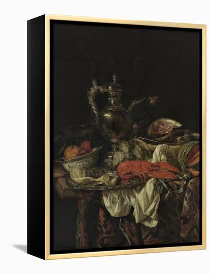 Still Life with a Silver Pitcher, 1660S-Abraham Hendricksz van Beijeren-Framed Premier Image Canvas