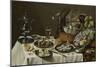 Still Life with a Turkey Pie-Pieter Claesz-Mounted Art Print