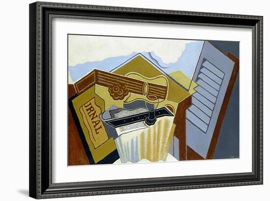 Still Life with a White Cloud-Juan Gris-Framed Giclee Print