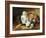 Still Life with an Urn and Mums-Eugene Henri Cauchois-Framed Giclee Print