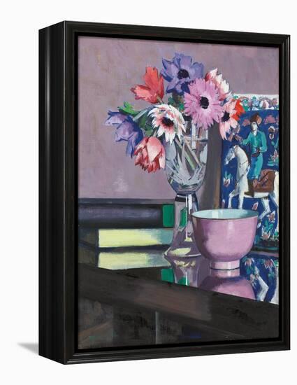 Still Life with Anemones, 1931 (Oil on Canvas)-Francis Campbell Boileau Cadell-Framed Premier Image Canvas