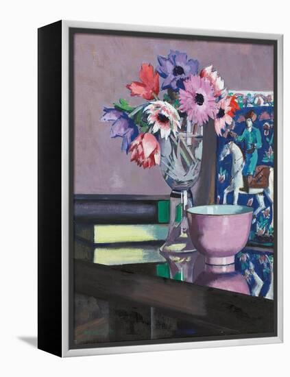 Still Life with Anemones, 1931 (Oil on Canvas)-Francis Campbell Boileau Cadell-Framed Premier Image Canvas