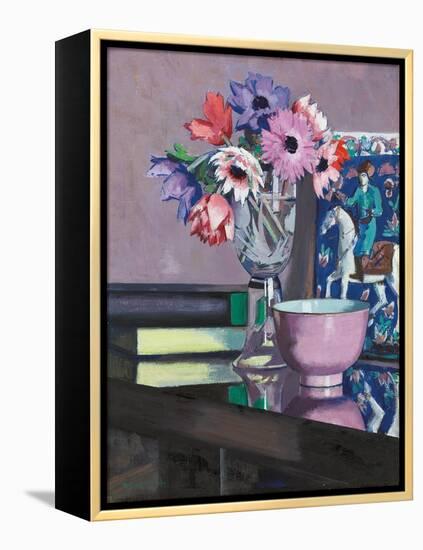 Still Life with Anemones, 1931 (Oil on Canvas)-Francis Campbell Boileau Cadell-Framed Premier Image Canvas