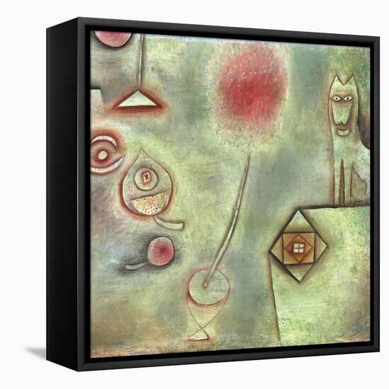 Still Life with Animal Statuette-Paul Klee-Framed Premier Image Canvas