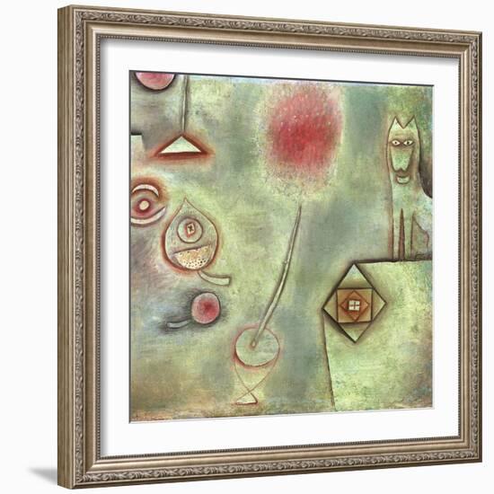 Still Life with Animal Statuette-Paul Klee-Framed Giclee Print