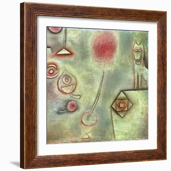 Still Life with Animal Statuette-Paul Klee-Framed Giclee Print