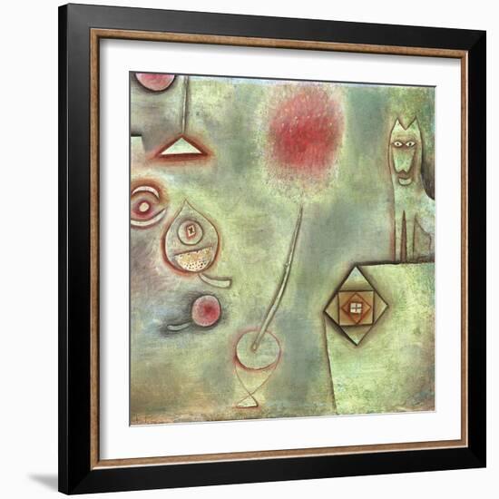 Still Life with Animal Statuette-Paul Klee-Framed Giclee Print