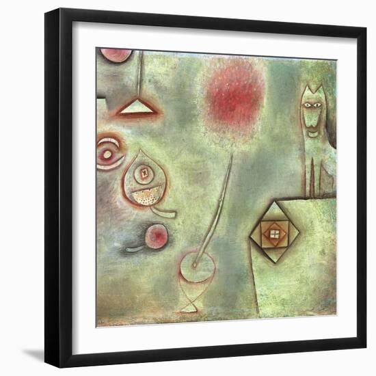 Still Life with Animal Statuette-Paul Klee-Framed Giclee Print