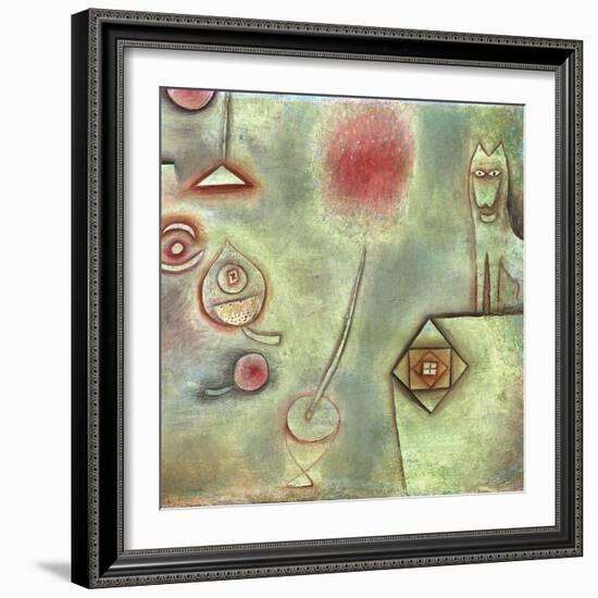 Still Life with Animal Statuette-Paul Klee-Framed Giclee Print