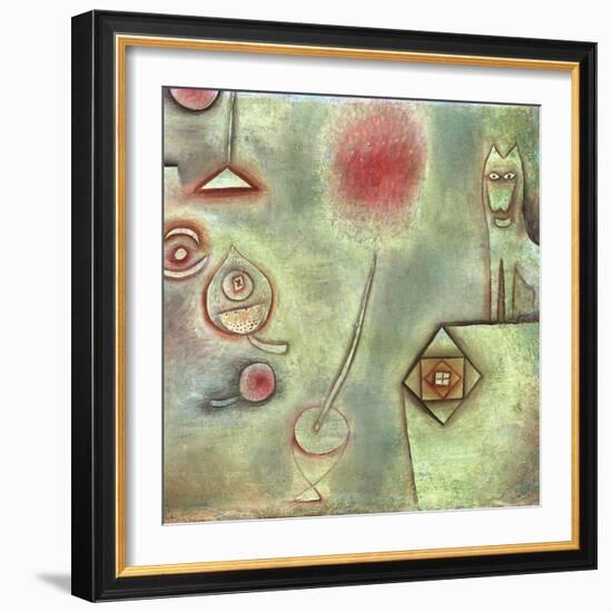 Still Life with Animal Statuette-Paul Klee-Framed Giclee Print