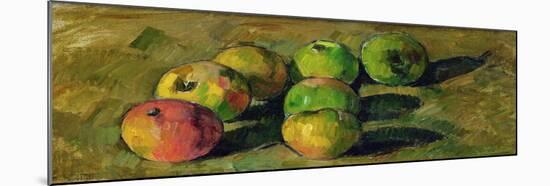 Still Life with Apples, 1878-Paul Cézanne-Mounted Giclee Print