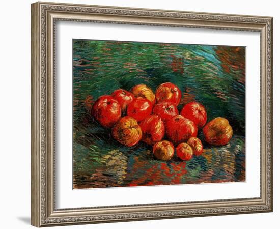 Still Life With Apples, 1887-1888-Vincent van Gogh-Framed Premium Giclee Print