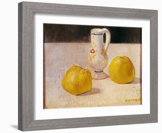Still Life with Apples, 1889-Maurice Denis-Framed Giclee Print