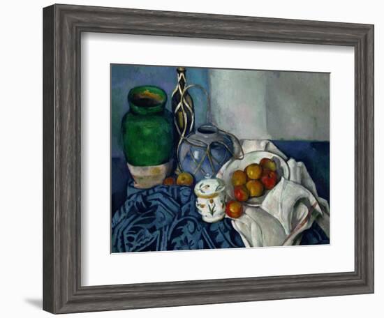 Still Life with Apples, 1893-1894-Paul Cézanne-Framed Giclee Print