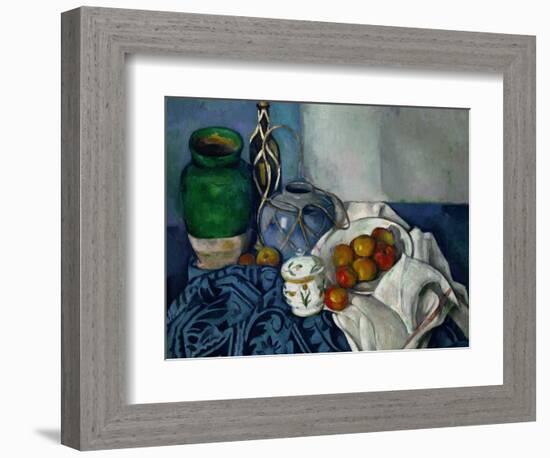 Still Life with Apples, 1893-1894-Paul Cézanne-Framed Premium Giclee Print