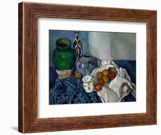 Still Life with Apples, 1893-1894-Paul Cézanne-Framed Premium Giclee Print