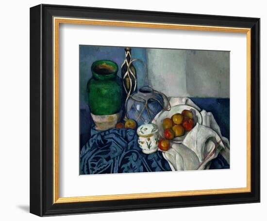 Still Life with Apples, 1893-1894-Paul Cézanne-Framed Premium Giclee Print